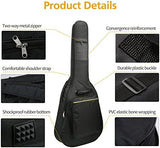3pcs Guitar Accessories Kit, Guitar Gig Bag + Folding Guitar Stand + Adjustable Guitar Strap, for Acoustic Classical Guitar Bass Guitar