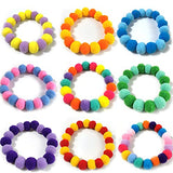 xiaopangtech Pet Necklace 50pcs Dog Bow Tie Rainbow Flower Hair Ball Collar Cat Bowties Neckties Grooming Accessories ( Color : Mix , Size Neck (30-35cm) )