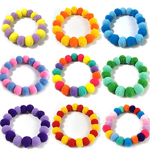 50pcs pet Dog Bow Tie Rainbow Flower Hair Ball Necklace Collar Pet Dog Cat Bowties Neckties Dog Grooming Accessories(3,Neck Size (40-45cm))