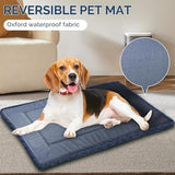 Dog Beds Crate Pad, Dog Bed Mat for Small/Medium/Large Dogs Sleeping, Soft, Durable, Washable & Anti-Slip Crate Pads, Reversible Dog Mat Bed Kennel Mat Cat Bed L(35”*23“*1.5”)