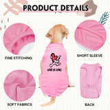 Custom Dog Shirt for Small Medium Large Dogs Personalized Dog T-Shirt Breathable with Logo Text Image Name Print