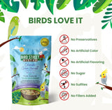 Bird Street Bistro Parrot Food - Parrot Food - Cooks in 3-15 min w/Natural Whole Grains, Legumes, Non-GMO Fruits, Vegetables & Health-Oriented Spices.