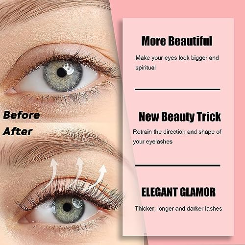 Ecofan Lash Lift Kit, Perming Curling Lifting Eyelash Perm Kit | Professional Semi Permanent for Salon Includes Eye Shields, Pads and Accessories