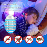 4 Packs Indoor Bug Zapper, Fly Trap for Indoors, Mosquitos Zapper, Electronic Mosquitoes Killer, Mosquito Zapper with LED Lights for Living Room, Home, Kitchen, Bedroom, Baby Room, Office