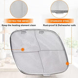 Stainless Steel Splatter Shield for Ninja Foodi AG301, Air Fryer Replacement Parts Accessories Fine Mesh Splatter Screen for Ninja Foodi 5 in1 Indoor Grill Air Fryer AG300,AG300C,AG301C,AG302,AG400