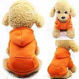 Clopon 3Pcs Dog Hoodie for Dogs Sweater Dog Clothes for Small Dogs Sweatshirt Puppy Coat Hood Clothing Winter Warm Cat Custume XS