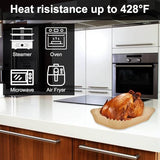 Air Fryer Liners 200pc, Disposable Air Fryer Paper Liners High Temperature Resistant, Rectangle Air Fryer Parchment Liner 9Qt, Airfryer Liner Baking Paper for Ninja DZ201, Air Fryer Accessories