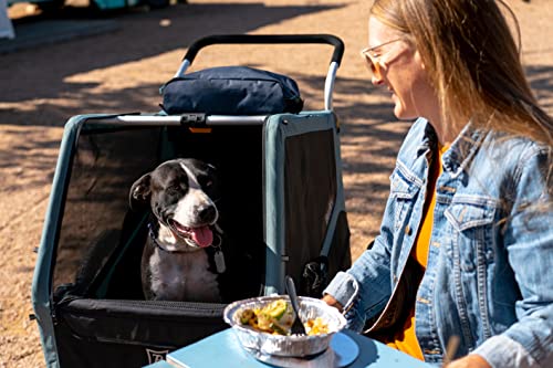 Burley Bark Ranger | XL Dog Bike Trailer & Stroller, Roomy Interior, Mesh Ventilation & Reinforced Removeable Floor