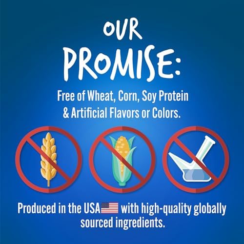 Fruitables Biggies Dog Biscuits – Crunchy Dog Biscuits Made with Pumpkin – Healthy Dog Treats Packed with Real Fruit Flavor – Free of Wheat, Corn and Soy – Pumpkin & Blueberry – 16 oz