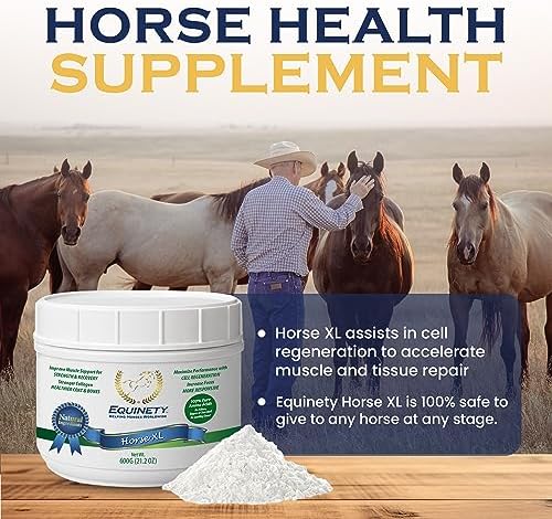 100-Day Supply Horse XL Horse Supplements – Horse Care W/ 8 Essential Amino Acids to Promote Cellular Repair - No Soy or Sugar Coat Defense for Horses - Horse Joint Supplement & Horse Hoof Supplements