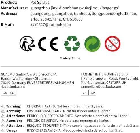 No Chew Spray for Dogs 200ML, Bitter Apple Spray for Dogs Stop Chewing Licking of Furniture, Shoes, Bandages, Dog Training & Behavior Aids Spray, Indoor & Outdoor Use, No Alcohol & Trace