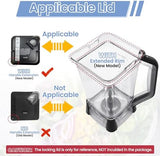 Replacement Pitcher 72 oz XL Compatible with Ninja Blender (New Model) BL610, 72oz Crushing Pitchers Replacement for Ninja BL710WM BL710WMC CO610B CO650B CT610