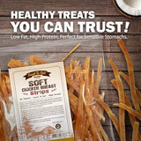 Gootoe Chicken Breast Jerky Strips Dog Treats – All Natural, Hypoallergenic & Grain-Free, High-Protein, Healthy & Easily Digestible, Soft Texture, Resealable 1 lb Value Bag (Pack of 1)