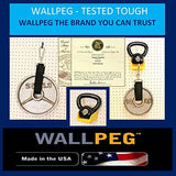 WallPeg MADE IN USA Pegboard Bins - Kit PB-20 - Hooks to Peg Board Panel Organize Hardware Arrange Accessories Workbench Tool Organizer Garage Storage
