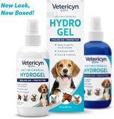 Vetericyn Plus Dog Wound Care Hydrogel Spray | Healing Aid and Wound Protectant, Sprayable Gel to Relieve Dog Itchy Skin, Safe for All Animals. 8 Ounces