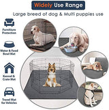 Washable Pee Pads for Dogs, Extra Large Reusable Dog Pee Pad, Waterproof Pet Mat, Dog Playpen Mats for Puppy Training Whelping Playpen Pads, Grey, 65x48 inch