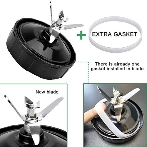 [Updated Version] 7 Fins Blender Blade Compatible with Ninja Blender Blade Replacement for Ninja Auto iQ BL682-30 BL642-30 BL450-30 BL482-30 BL687CO-30 ect.