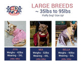 The Josefina - Mauve, Blush & Ivory Wedding Dog Dress | Pink Dog Flower Girl Dress XS-5XL (18-24 lbs)