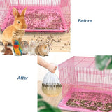 50 Pcs Disposable Rabbit Cage Liner Plastic Toilet Film Leak-Proof for Small Animals Bunny Guinea Pig Bird Cage Liners Litter Box Crate Tray Drawer Quick Cleanup Essentials Indoor (Large)