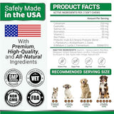 YUMA'S Dog Allergy Relief Chews - Dog Itching Skin Relief Treatment Pills - 170 Treats - Anti-Itch Chewables - Itchy and Paw Licking - Hot Spots - Omega 3 Fish Oil - Dry Skin & Coat Supplement