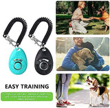 Dog Treat Pouch - 3 Ways to Wear Treat Pouches for Pet Training and 2 Pieces Clicker Taining for Dogs, Dog Training Treat Pouch Bag and Dog Clicker for Training with Waist Belt Shoulder Strap - Paws