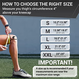 DR. BRACE ELITE Knee Brace with Side Stabilizers & Patella Gel Pads for Maximum Knee Pain Support and fast recovery for men and women-Please Check How To Size Video (Mercury, Medium)
