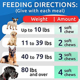Bark&Spark Glucosamine Chondroitin Dog Hip & Joint Supplement - Joint Pain Relief - Hip & Joint Chews - Joint Support Large Small Breed - Senior Doggie Vitamin Pill Joint Health (180 Treats - Chicken)
