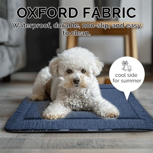 Dog Bed Mat - Soft Dog Crate Pad - Durable Dog Kennel Pad for Small, Medium, Large Dogs. Dog Crate Mat Perfect for Crates, Kennels, or Floor Use