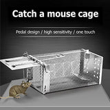 AOK Home Mouse Trap Rat Trap Rodent Trap Live Catch Cage Easy to Set Up and Reuse 11x6x4.5 inch