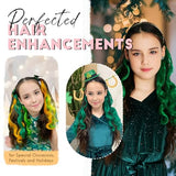 Dreamlover Hair Accessories for Girls, Colored Hair Extensions for Kids, 24 Pieces