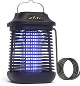 2 in 1 Bug Zapper,High Powered Waterproof Zapper for Outdoor and Indoor,4200V Electronic Mosquito Trap for Home, Garden