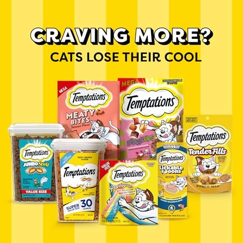 Temptations MixUps Backyard Cookout Flavor Crunchy and Soft Cat Treats, 6.3 oz. Pouch (Pack of 10)