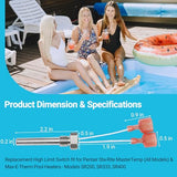 Funmit 42002-0024S Stack Flue Sensor Replacement for Pentair Sta-Rite MasterTemp Max-E-Therm Pool and Spa Heater Electrical System SR200 SR333 SR400