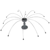 Bird Barrier Daddi Long Legs - Waving Stainless Steel Spinners for Roof & Dock Bird Scare Devices - Keep Woodpeckers Away and Gets Rid of Seagulls, Pigeons, Duck -4-Ft Diameter