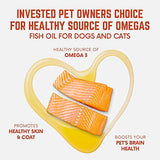 BACK 40 Dogs Wild Alaskan Fish Oil for Dogs, Skin and Coat Supplement for Dogs & Cats, Omega-3-Rich Salmon and Pollock Oil, EPA & DHA Dog Salmon Oil for Brain, Heart, and Joints 16 fl oz (473 ml)