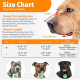 Mayerzon Pitbull Muzzle for Large Medium Sized Dogs to Prevent Biting Scavenging, Basket Muzzle for Rottweiler Staffordshire Terrier in Grooming Training, Allow to Pant Drink, Lightweight and Sturdy