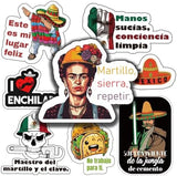 Mexican Hardhat Sticker Set - Funny Stickers Pack for Tools, Helmets, Water Bottles - Great for Men, Adults, Ironworkers, Linemen, Oilfield Workers, Electricians