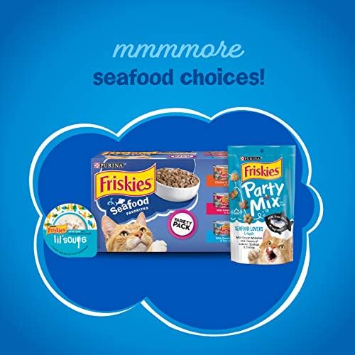 Purina Friskies Dry Cat Food, Seafood Sensations - (Pack of 4) 3.15 lb. Bags