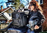 Nelson-Rigg Route 1 Rover Pet Carrier: Weather Resistant, Portable, and Secure Motorcycle pet Carrier/Crate; Fits Harley Davidson, Indian, Yamaha & Suzuki Motorcycles