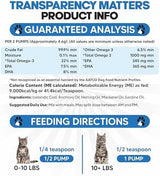 Omega 3 Fish Oil for Cats - Better Than Salmon Oil - Kitten & Cat Vitamins and Supplements - Cat Dandruff Treatment - Liquid Fish Oil for Pets - Shedding Support - Cat Health Supplies for All Ages