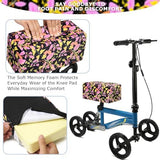 Knee Scooter Cushion 2" thick Memory Foam Knee Scooter Pad for Comfort w/Removable Cover Walker/Roller Accessories fits Most Models