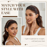 STHUAHE4PC Multicolor Protection Resin Teeth Comb Hair Hoop Hairband Headband Hair Accessories by Beauty hair (4-color)