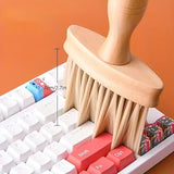 1pc Versatile Groove Cleaning Brush - Ideal for Windows, Desks & Kitchens - Durable Plastic, Perfect for Home & Hotel Use