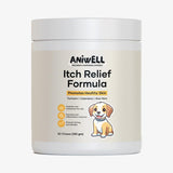Aniwell Itch Relief Chews for Dogs – Vitamin E & Borage Oil Supplement – Packed with Beneficial Fatty Acids for Healthy Skin – Seasonal Allergies Support
