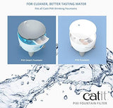 Catit PIXI Cat Drinking Fountain Original Filter, Official Replacement Triple Action Water Filter, 6-Pack, White