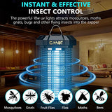 Cahot Bug Zapper, Indoor & Outdoor 4200V Mosquito Zapper, Weatherproof Fly Killer with 10ft Extra Long Cable & Metal Cage, Pest Control Device for Home, Kitchen, Backyard, and More