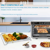 Air Fryer Oven Basket, Replacement Stainless Steel Baking Trays for Ninja Foodi DT201 DT251 10-in-1 Smart XL Air Fryer Oven, Mesh Dehydrating Basket Accessories