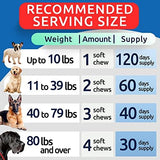 Hemp Chews Dogs Hip Joint Pain Relief - Glucosamine Chondroitin Hemp Treats for Joint Health - Dog Joint Supplement Large Breed & Small - Hemp Oil Pill - Canine Vitamin Treat Old Dog (240Ct/Chicken)