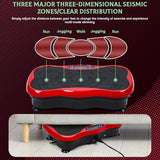Vibration Plate Exercise Machine Vibration Plates for Weight Loss Vibration Plate for Lymphatic Drainage Whole Body Shaking Vibrating Plate Exercise Machine Fitness Platform with Resistant Band