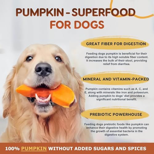 Probiotics for Dogs, Dog Probiotics for Digestive Health, Plus Pumpkin and Fish Oil, for Gut & Itchy, 120 Soft Chews